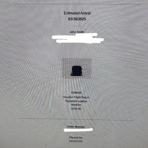 Coach BlackBag with Sleek Monogram Design